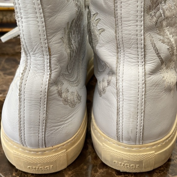 GUCCI MEN’s “RARE VINTAGE HIGH LEATHER HIGH TOPS” - Picture 7 of 16
